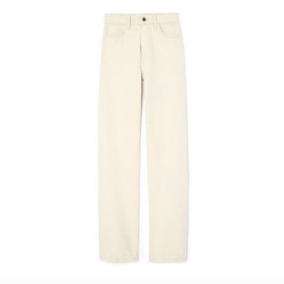G. Label by Goop Janay Straight Leg High Rise Jeans in Natural - Picture 3 of 9